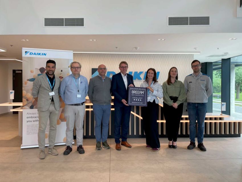 Le Daikin European Development Center obtient la certification BREEAM Excellent