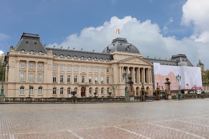 La fin officielle de la rénovation des façades du Palais royal de Bruxelles