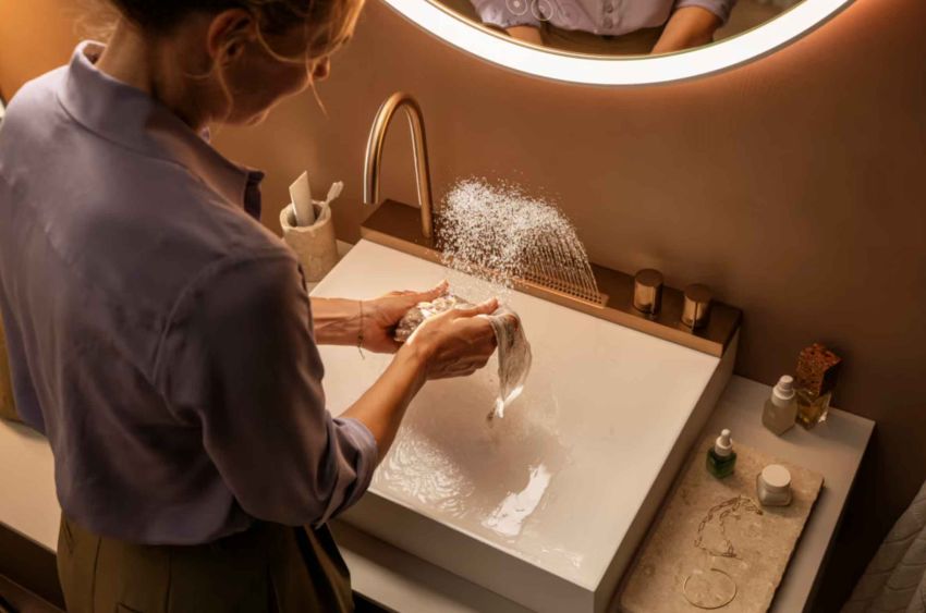 La vasque et le mitigeur ne font plus qu’un : découvrez hansgrohe Avalegra 